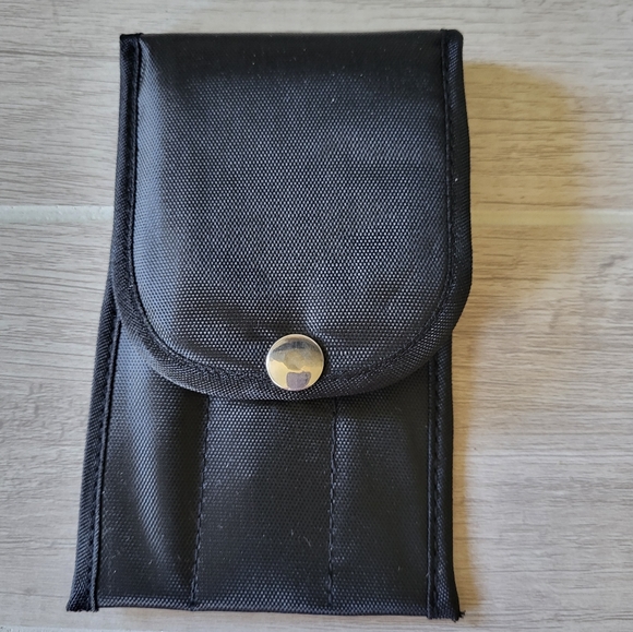 3 Piece Manicure Set Travel Home with Pouch and Mirror - Picture 3 of 4